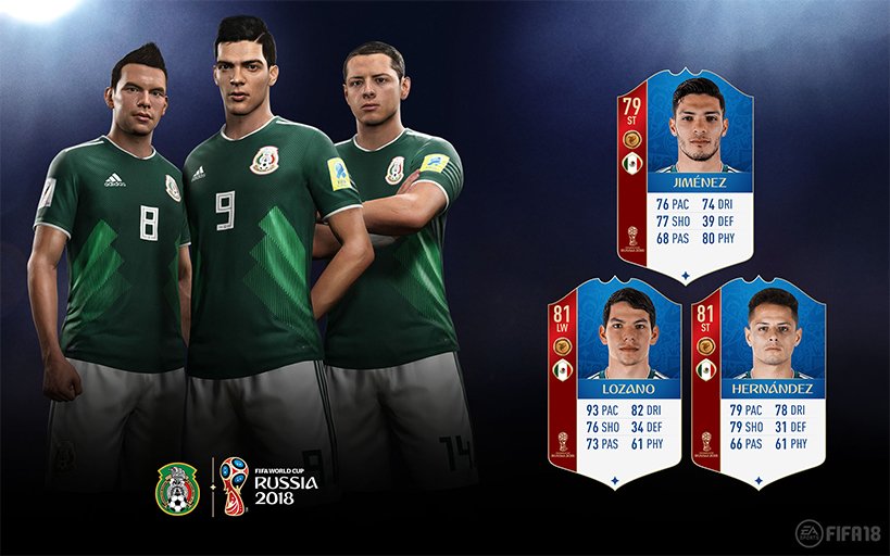 fifa 18 world cup mexique mini
