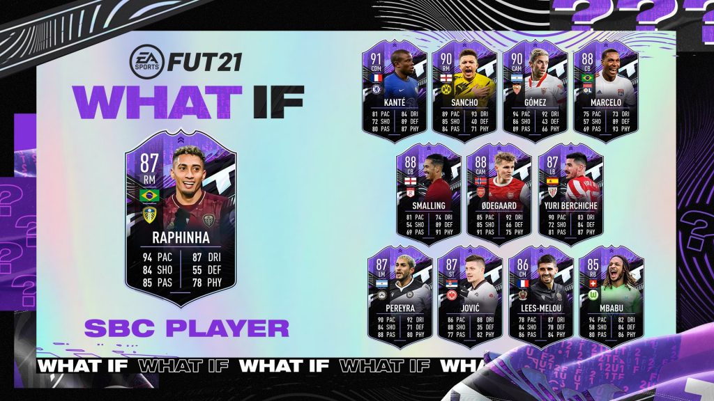 fut 21 solution dce raphinha what if mini