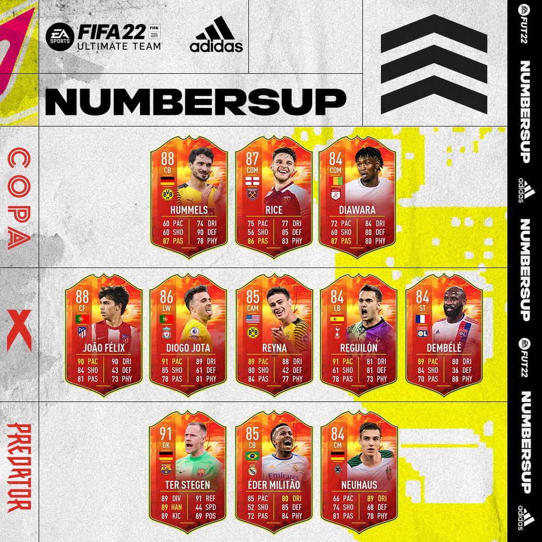FIFA 22 L quipe NumbersUp By Adidas FUT With Apero FIFA 22 L quipe NumbersUp By Adidas FUT With Apero