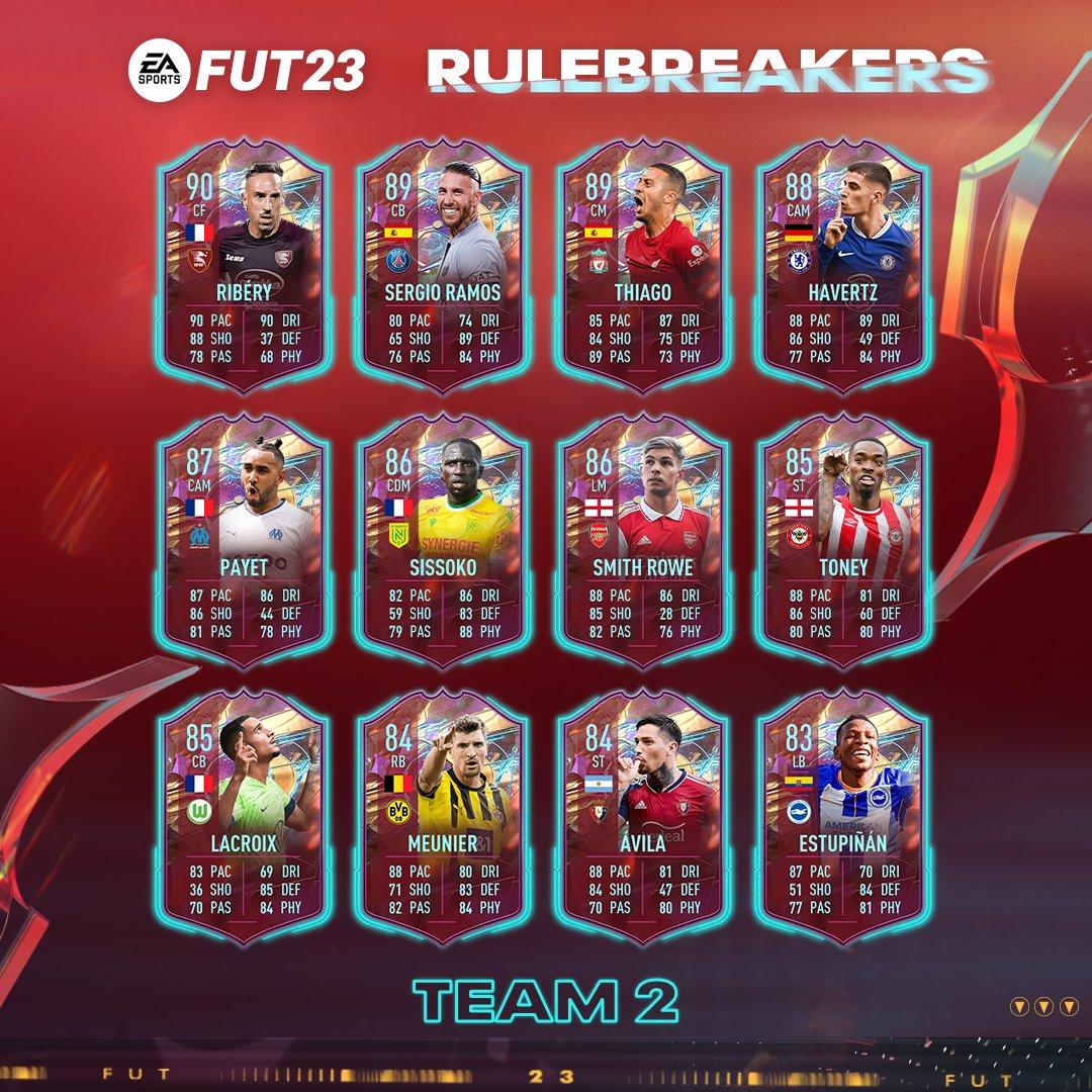 fifa 23 rulebreakers 2 team