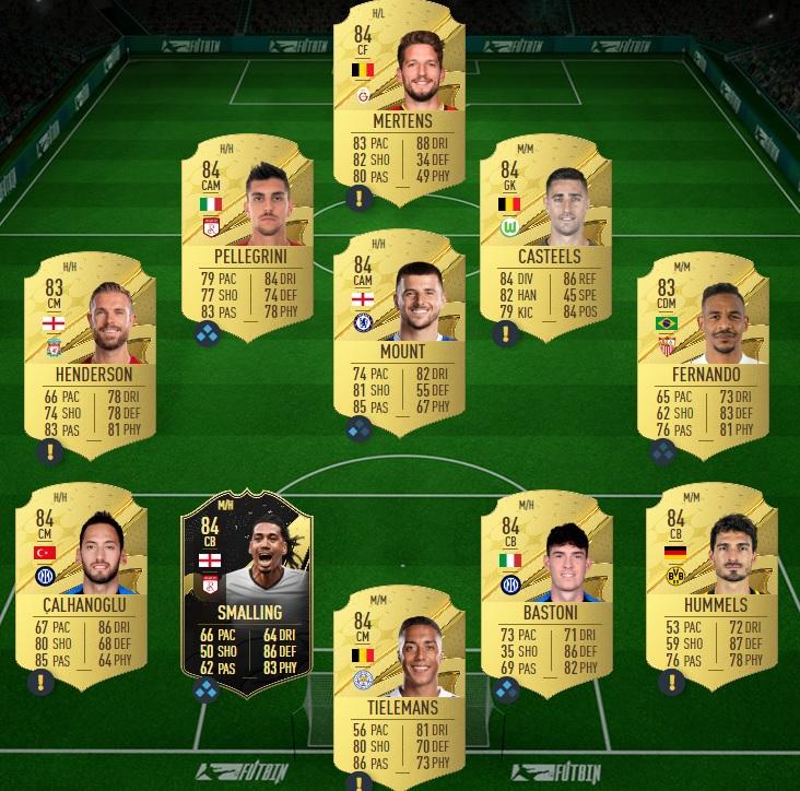 fifa 23 solution dce insigne rulebreakers team