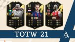 La TOTW 21, équipe de la semaine sur FIFA 23