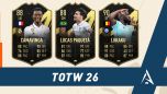 La TOTW 26, équipe de la semaine sur FIFA 23
