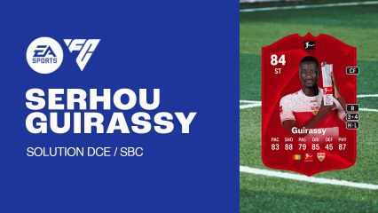 fc 24 solution dce guirassy potm stats
