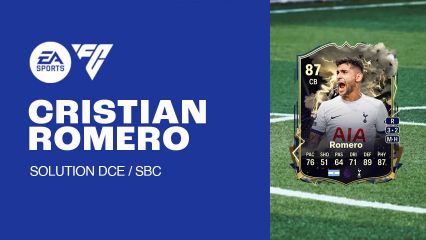 fc 24 solution dce cristian romero mini
