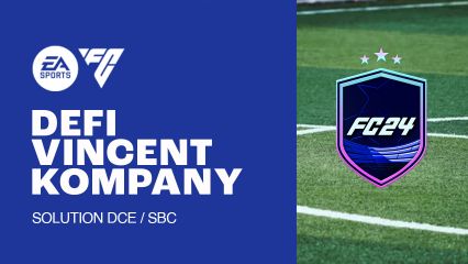 Solution DCE de Défi Vincent Kompany sur FC 24