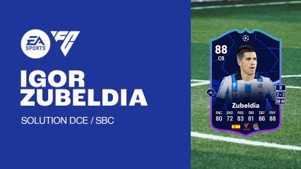 Solution DCE de Igor Zubeldia TOTGS sur FC 24