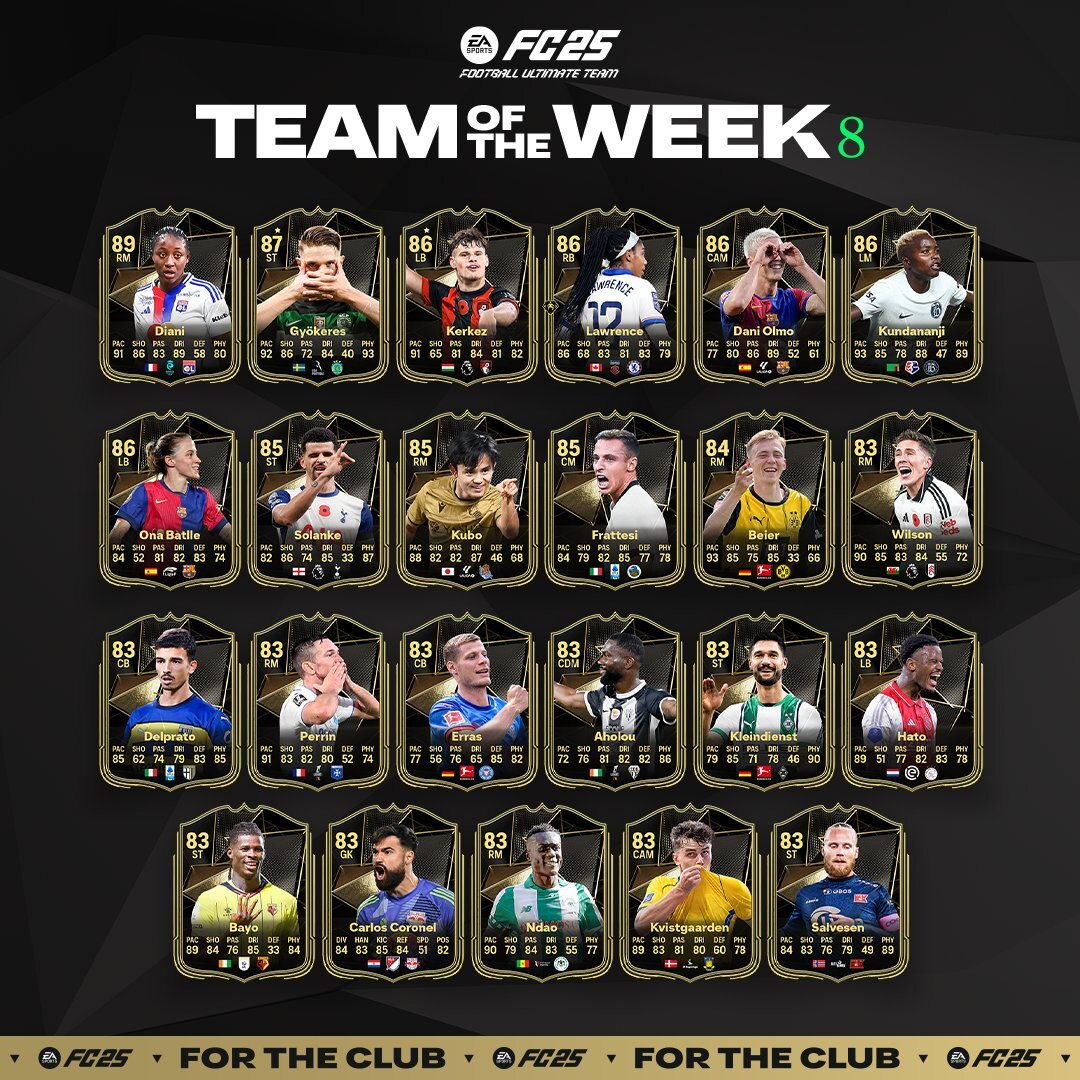 fc-25 totw 8 team