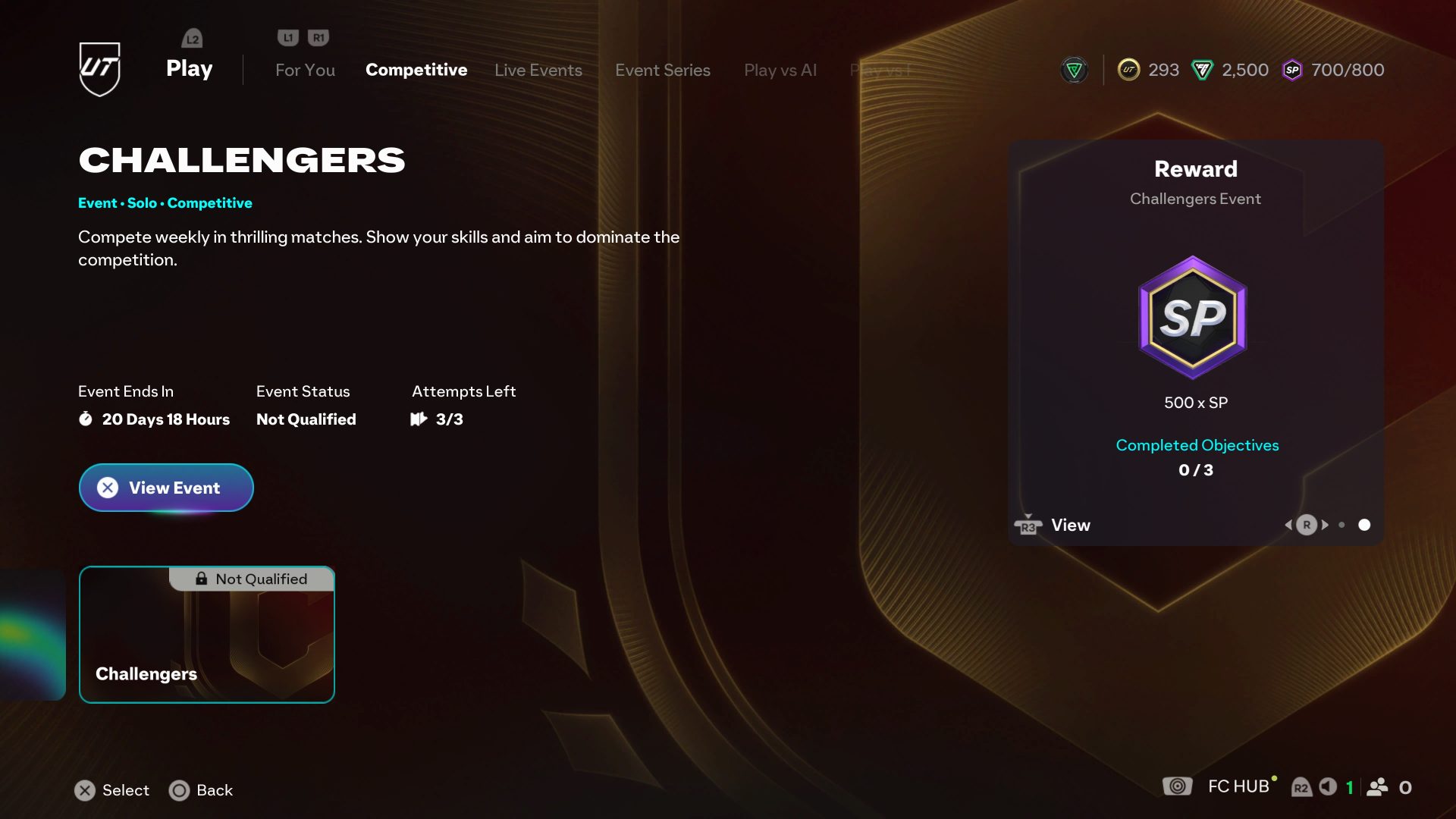 Event Linked Objectives Challengers