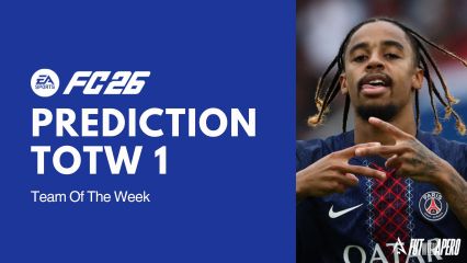 Prédiction TOTW 1 sur FC 26