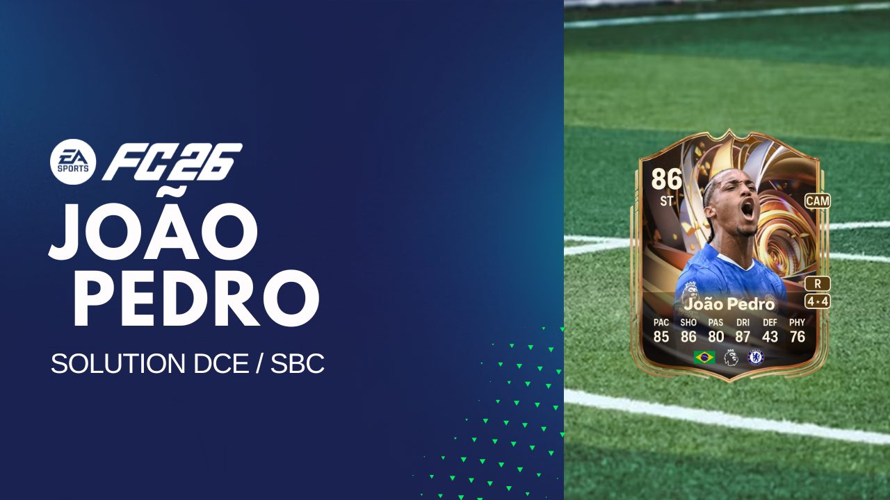 Solution DCE de João Pedro sur FC 26