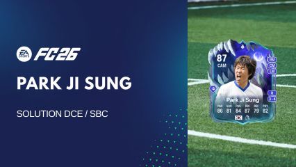 Solution DCE de Park Ji Sung sur FC 26