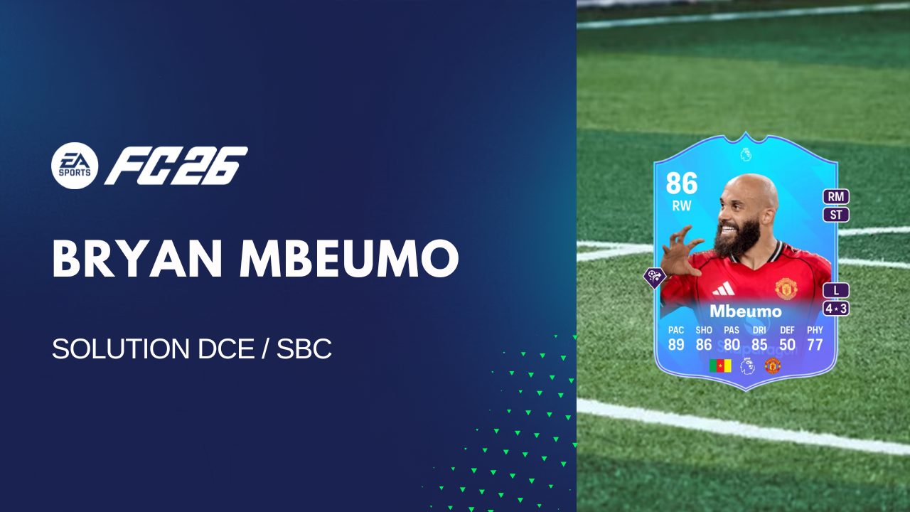 Solution DCE de Bryan Mbeumo sur FC 26