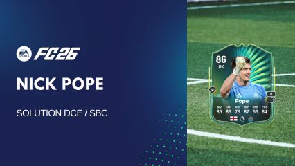 Solution DCE de Nick Pope sur FC 26