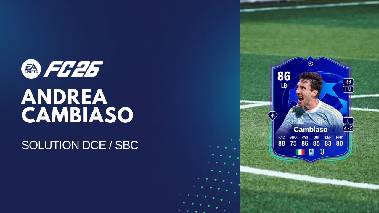 Fc 26 solution DCE de cambiaso mini