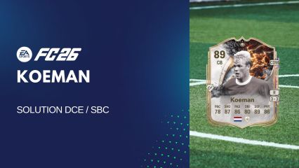 Solution DCE de Ronald Koeman sur FC 26