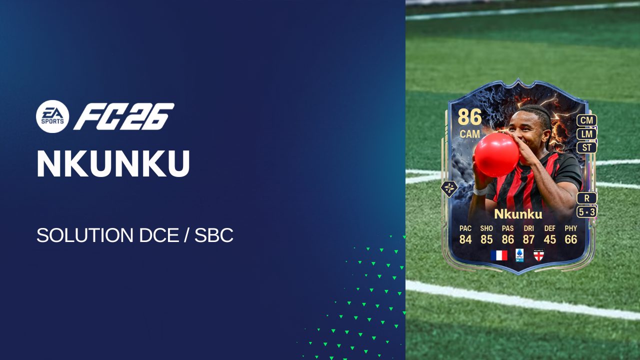 Solution DCE de Christopher Nkunku sur FC 26