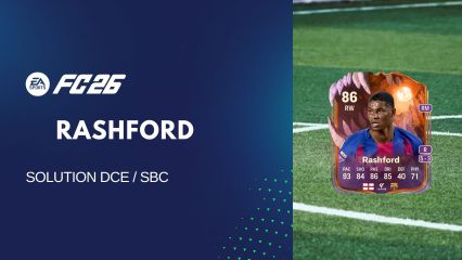 Solution DCE de Marcus Rashford sur FC 26