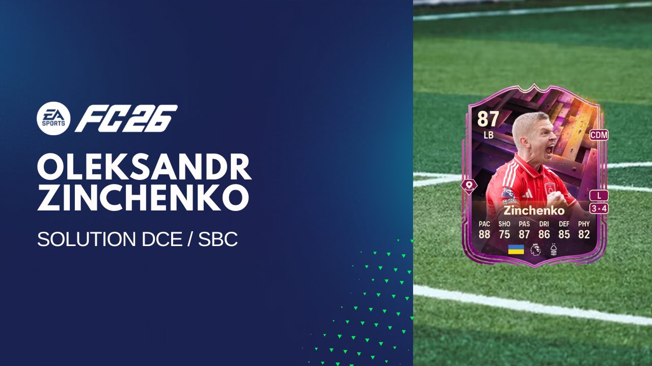 Fc 26 solution DCE de Oleksandr Zinchenko mini