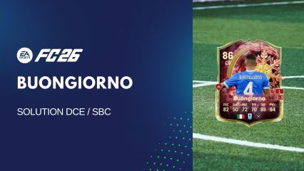 Solution DCE de Alessandro Buongiorno sur FC 26