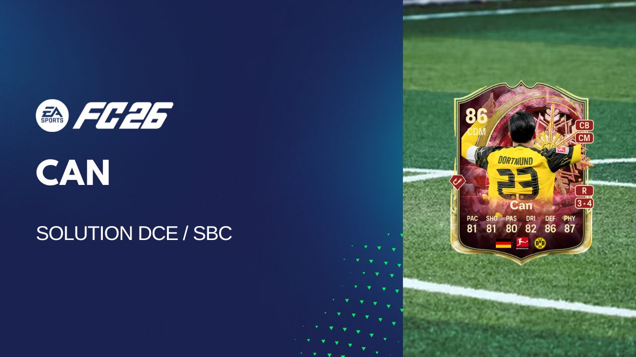 Solution DCE de Emre Can sur FC 26