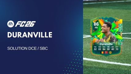 Solution DCE de Julien Duranville sur FC 26