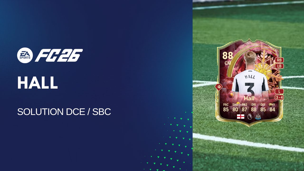 Solution DCE de Lewis Hall sur FC 26