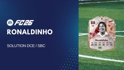 Solution DCE de Ronaldinho sur FC 26