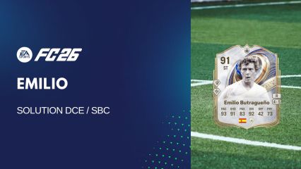 Solution DCE de Emilio Butragueño sur FC 26