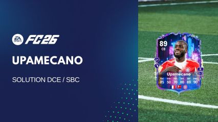 Solution DCE de Dayot Upamecano sur FC 26