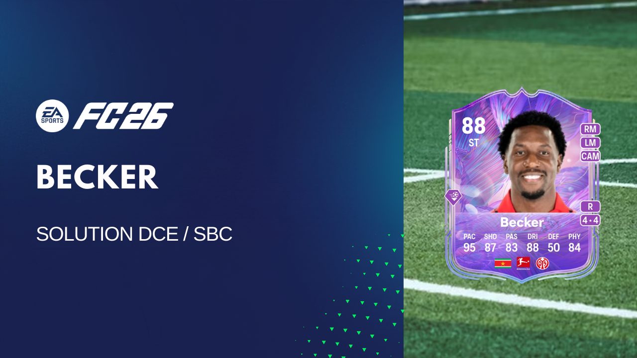 Solution DCE de Sheraldo Becker sur FC 26