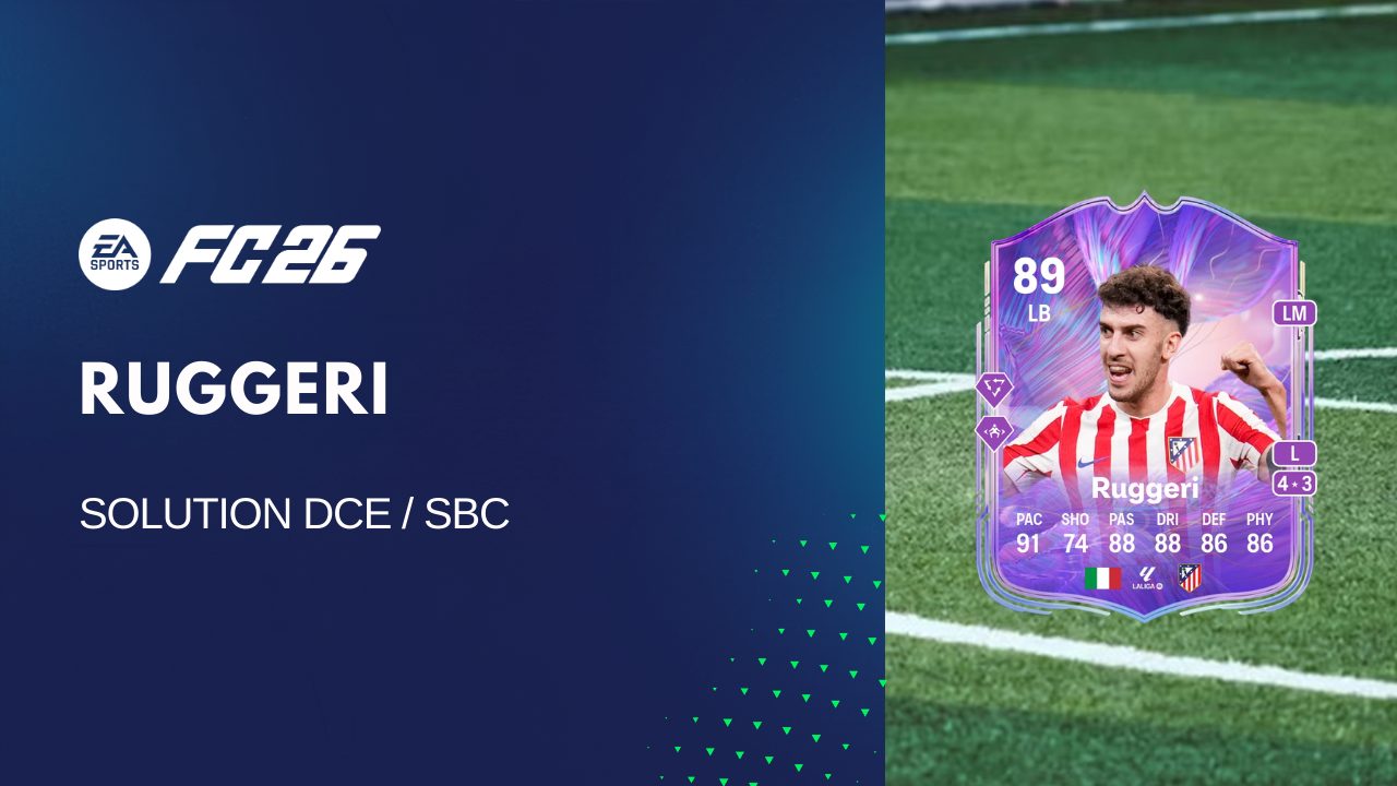 Solution DCE de Matteo Ruggeri sur FC 26