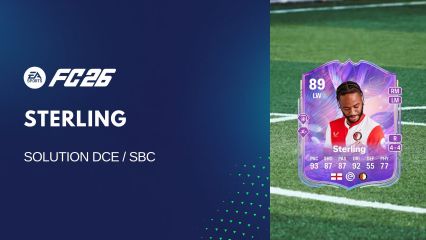 Solution DCE de Raheem Sterling sur FC 26