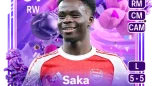 Solution DCE de Bukayo Saka sur FC 26