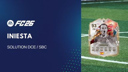 Solution DCE de Andrés Iniesta sur FC 26