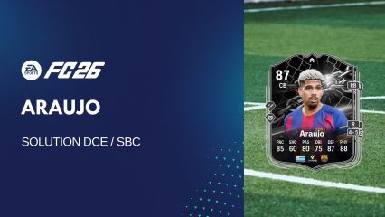 Solution DCE de Ronald Araújo sur FC 26