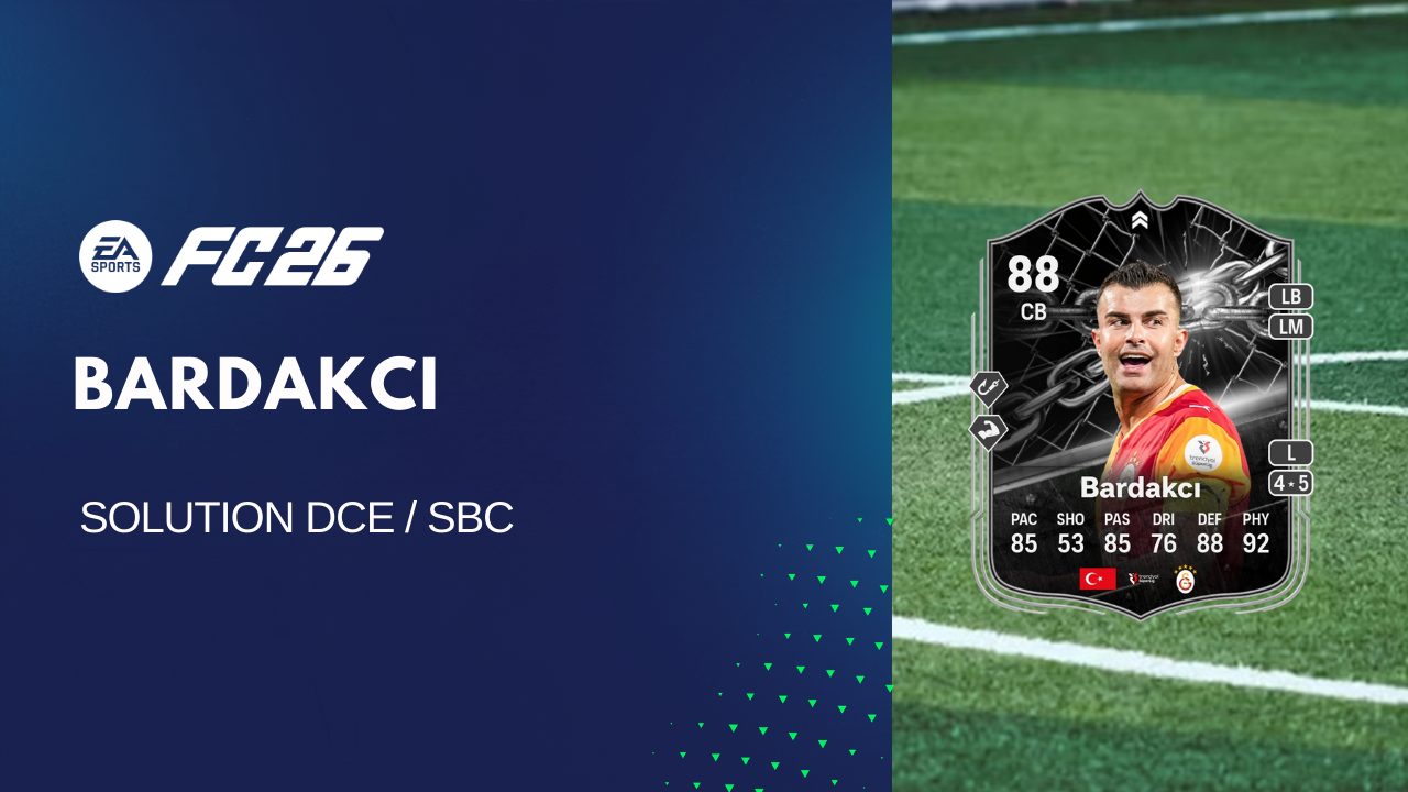 Solution DCE de Abdülkerim Bardakcı sur FC 26