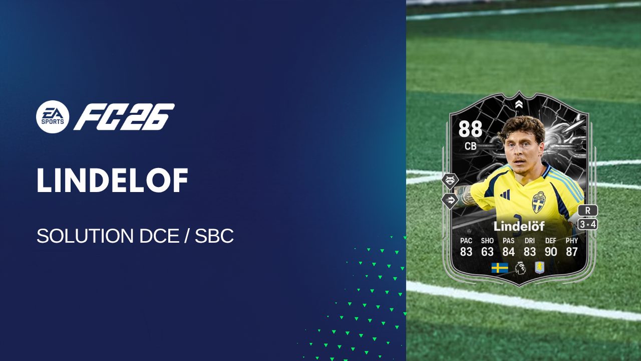 Solution DCE de Victor Lindelöf sur FC 26
