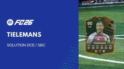 Solution DCE de Youri Tielemans sur FC 26