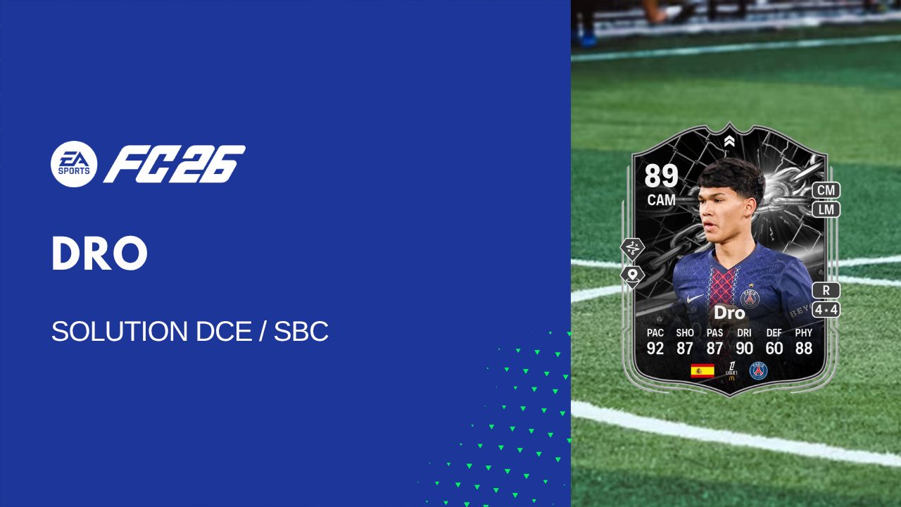 Solution DCE de Dro Fernández sur FC 26