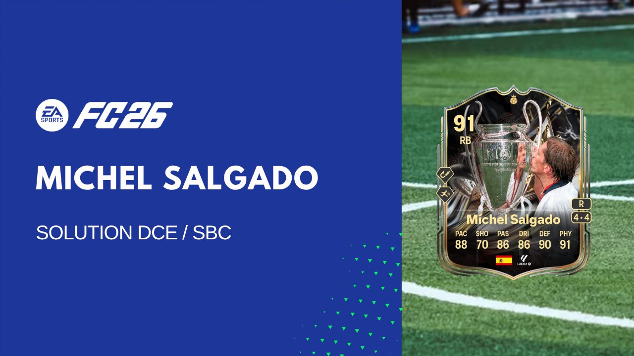 Solution DCE de Míchel Salgado sur FC 26
