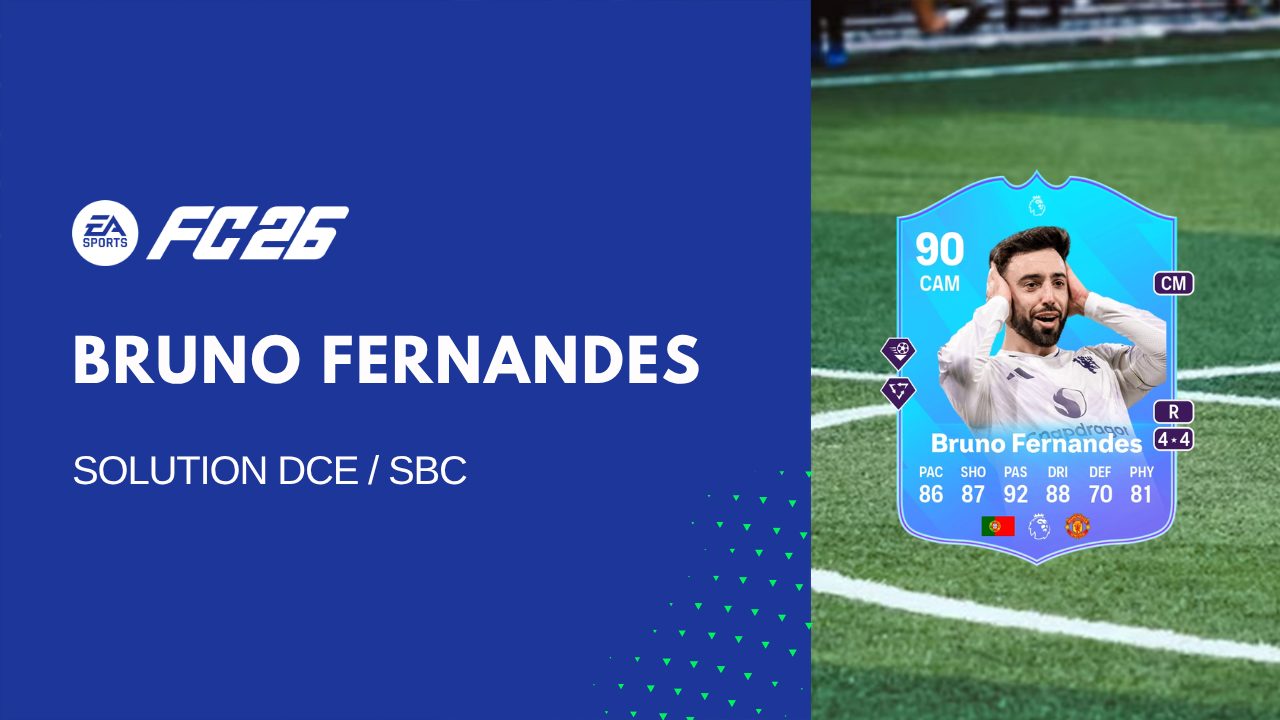 Fc 26 solution DCE de bruno fernandes mini