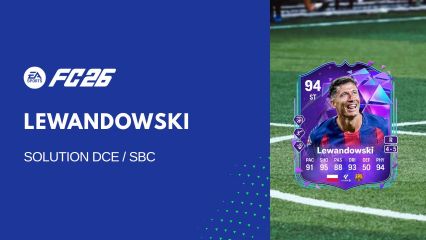 Solution DCE de Robert Lewandowski sur FC 26