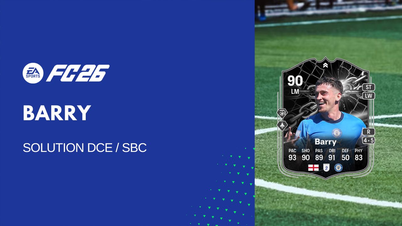 Solution DCE de Louie Barry sur FC 26