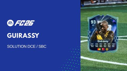 Solution DCE de Serhou Guirassy sur FC 26