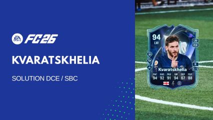 Solution DCE de Khvicha Kvaratskhelia sur FC 26