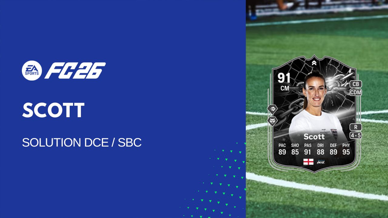 Solution DCE de Jill Scott sur FC 26