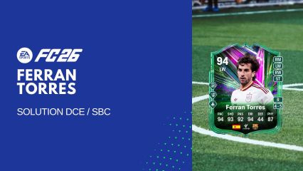 Solution DCE de Ferran Torres sur FC 26