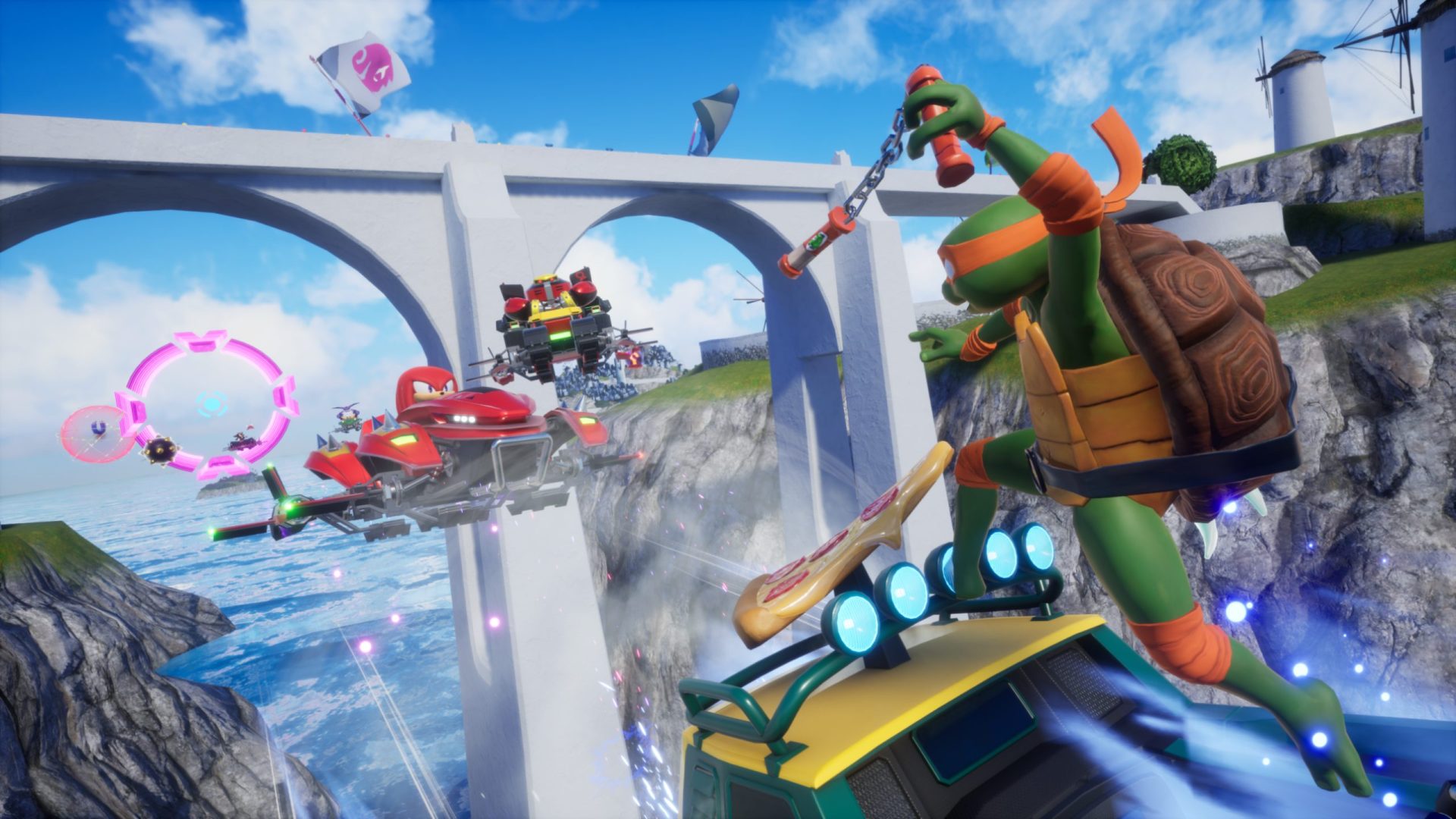 sonic racing crossworlds tortues ninja