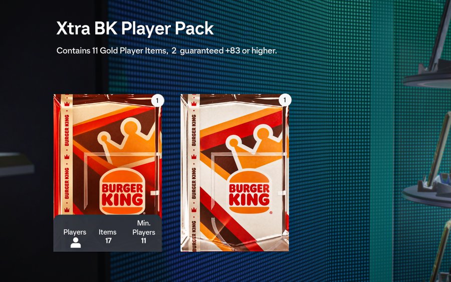 burger king x fc 27 mini